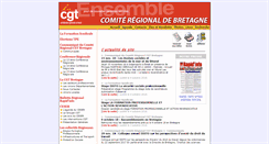 Desktop Screenshot of cgt-bretagne.fr